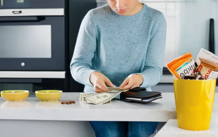 행태재정학과 소비자 심리 - **Theme: Money Disappearing and Mental Accounting**
    A person, appearing slightly bewildered, gaz...